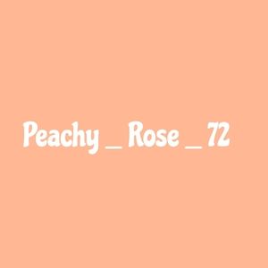 Meet your Posher, Peachy Rose 72